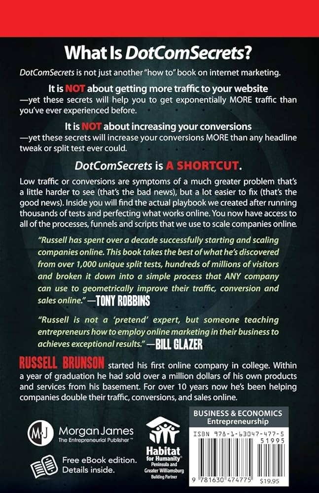 DOTCOM SECRETS by RUSSEL BRUNSON