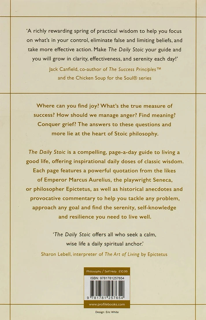 THE DAILY STOIC by RYAN HOLIDAY