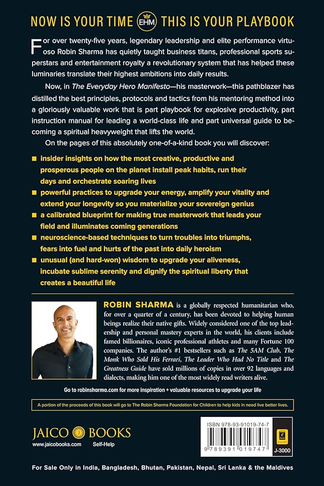 THE EVERYDAY HERO MANIFESTO by ROBIN SHARMA