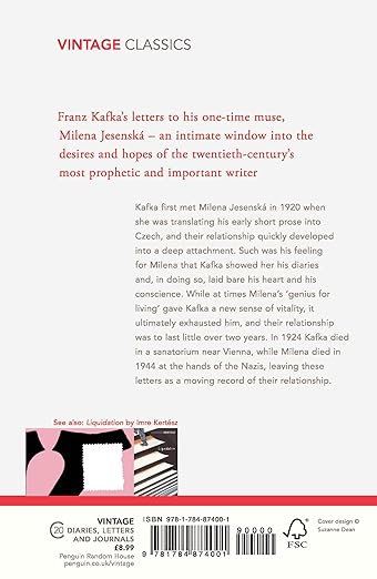 Letters to Milena by Franz kafka