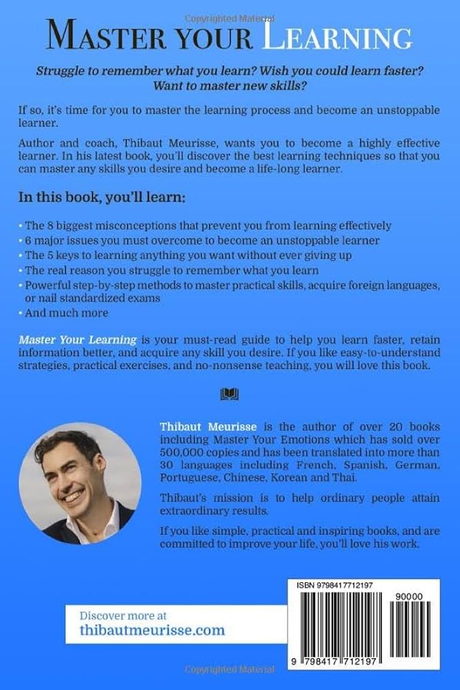 Master Your Learning by Thibaut Meurisse