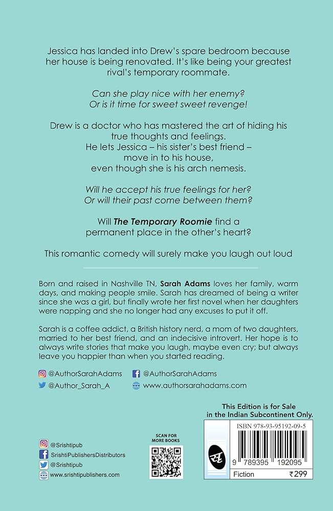 THE TEMPORARY ROOMIE By SARAH ADAMS