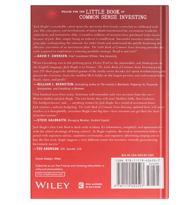 THE LITTLE BOOK OF COMMON SENSE INVESTING By JOHN C. BOGLE
