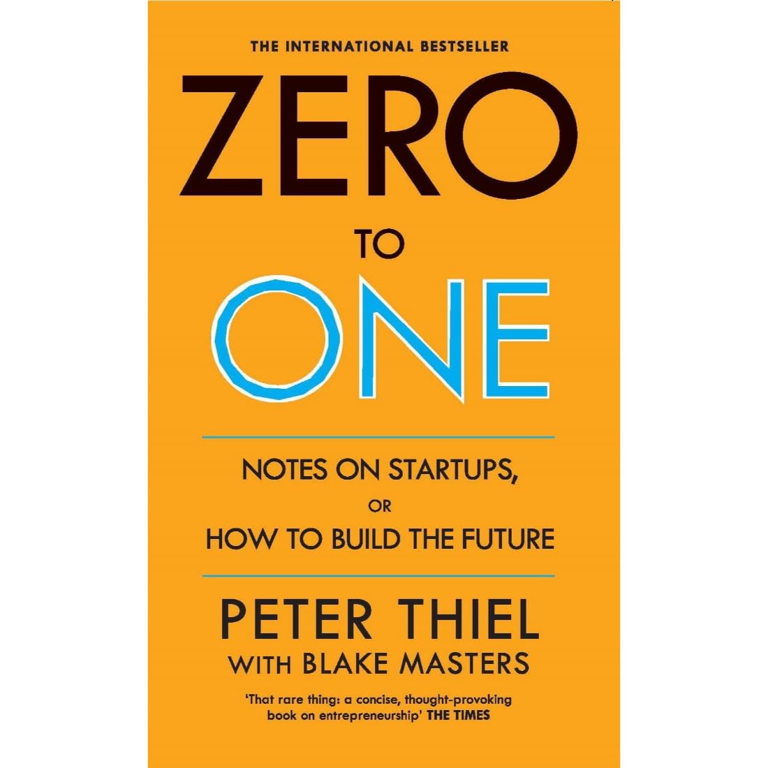 ZERO TO ONE By PETER THIEL
