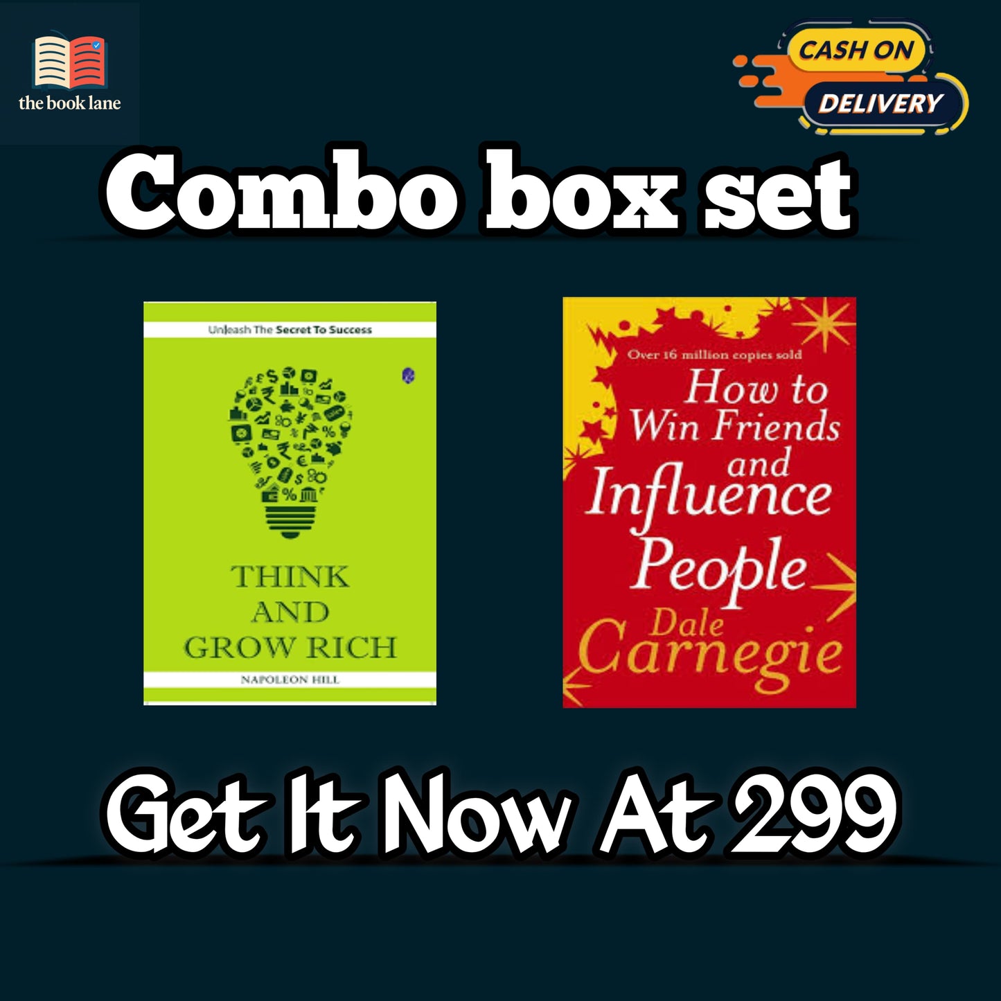 COMBO SET- How to Win Friends & Influence People + Think & Grow Rich