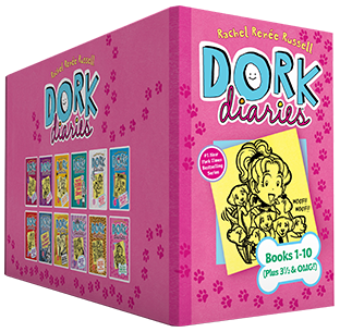 Dork Diaries Boxed Set (1-10) by Rachel Renee Russell