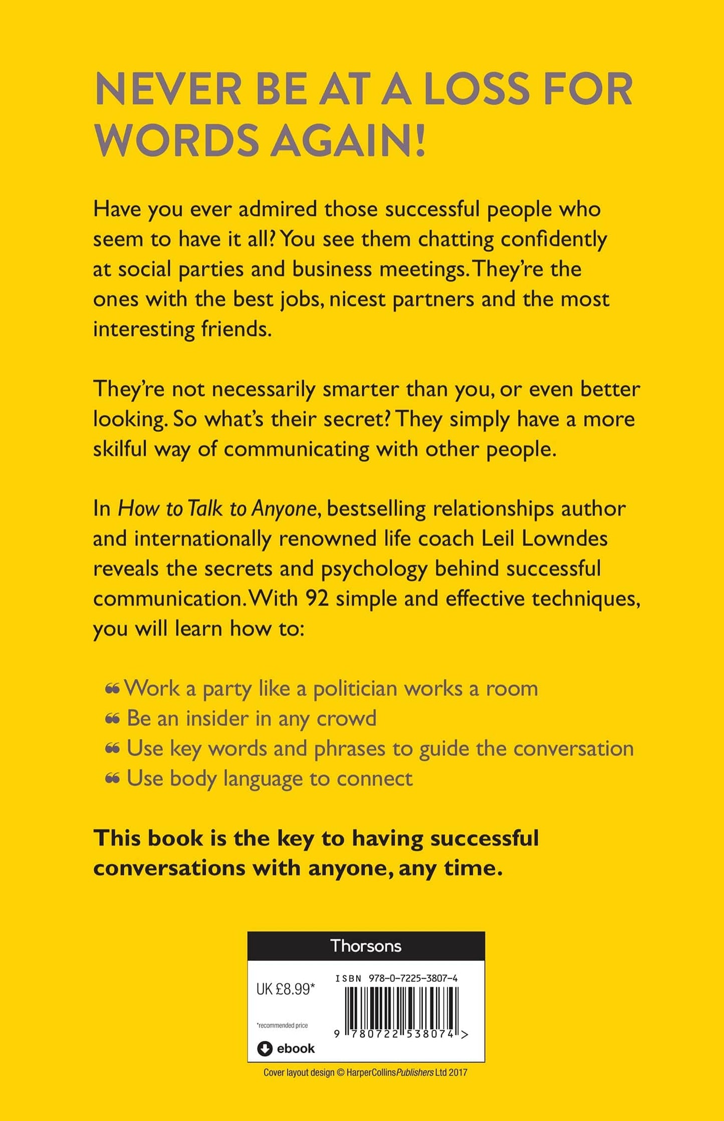 How to talk to anyone by Leil Lowndes