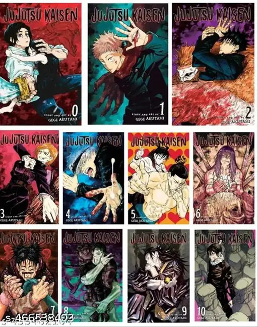 BookSet : Jujutsu Kaisen Manga BookSet (Volumes : 0-10)