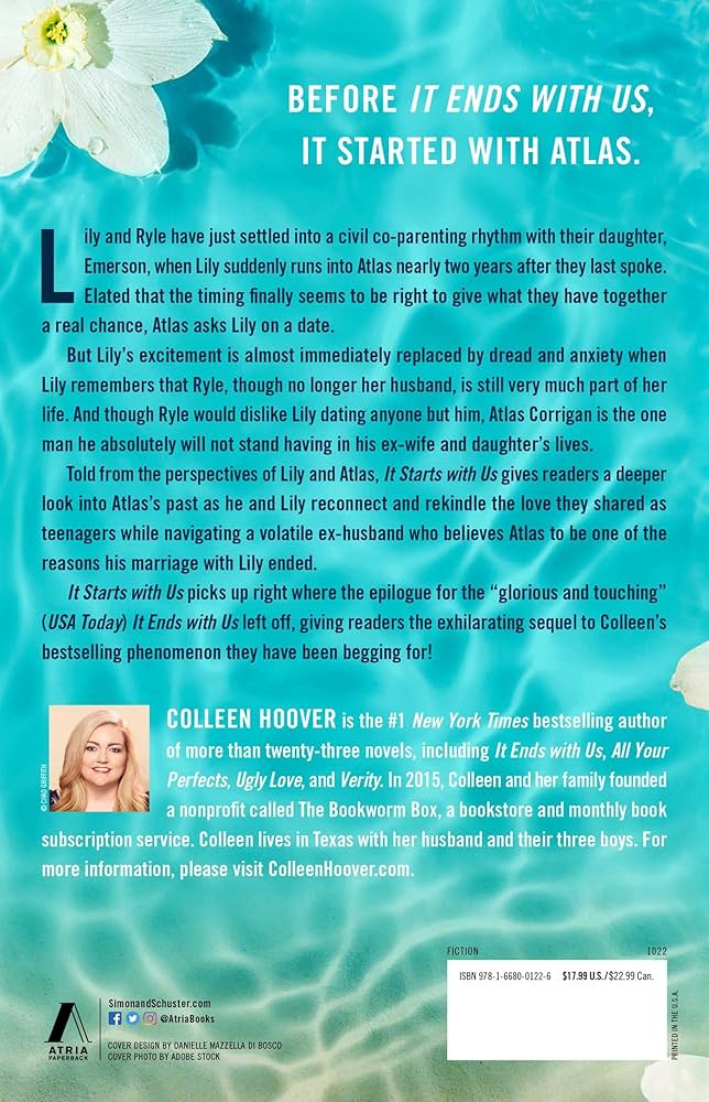 IT STARTS WITH US By COLLEN HOOVER