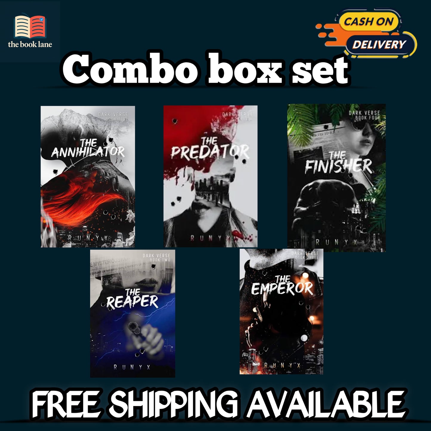 (COMBO SET) Dark Verse Series (Book 1-2-3-4-5)