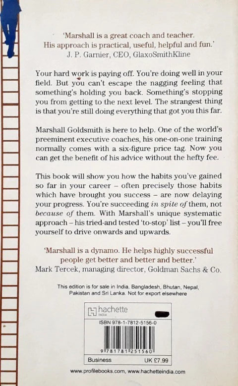 WHAT GOT YOU HERE WON'T GET YOU THERE By marshall goldsmith
