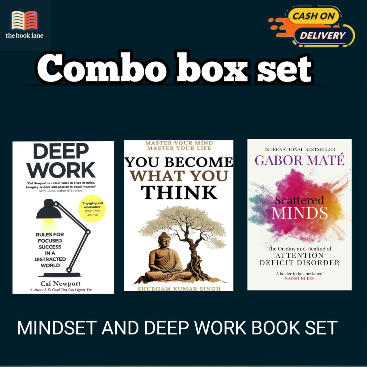 [Combo] BestSelling  Mindset And Deep Work Set Books