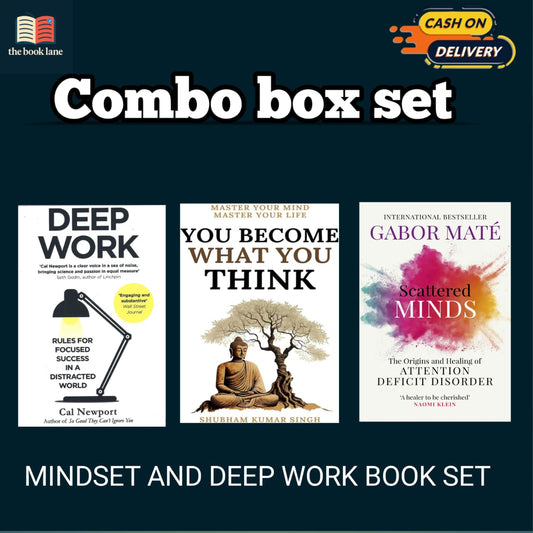 [Combo] BestSelling  Mindset And Deep Work Set Books