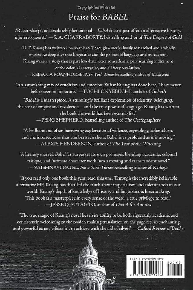 BABEL: AN ARCANE HISTORY By R.F. KUANG