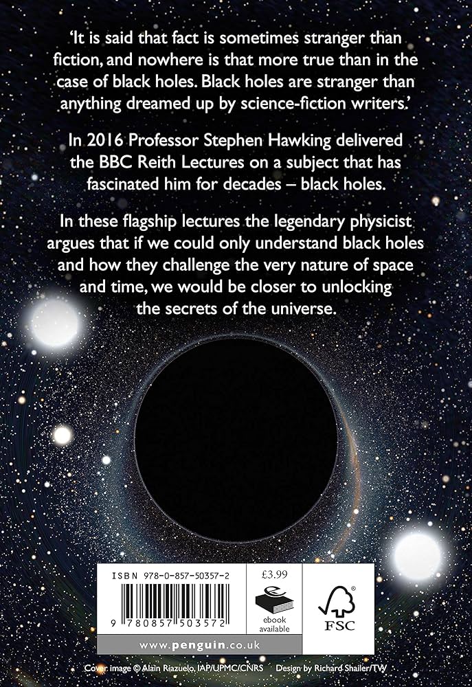 Black Holes (L) : The Reith Lectures By Stephen Hawking