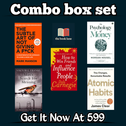 Special Combo Box (5 Book)- Atomic habit | The subtle art of not giving fck | Man's search for meaning | How to win friends and influence people| The Psychology of Money.