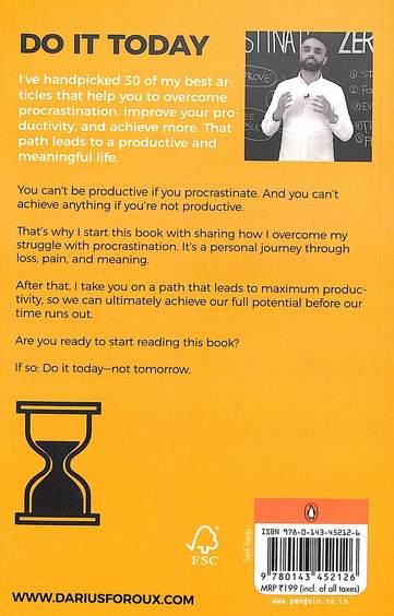 DO IT TODAY by DARIUS FOROUX