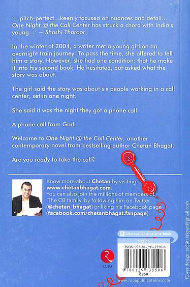 One Night at the Call Center by Chetan Bhagat