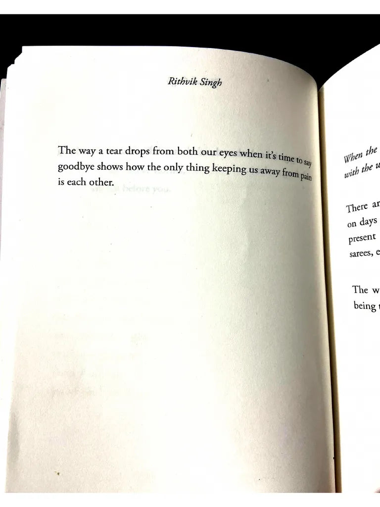 Thank You for Leaving by Rithvik Singh